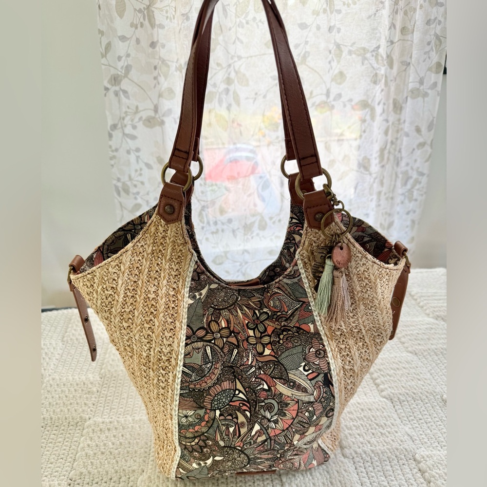 Sakroots Roma Straw Purse - Picture 2 of 16